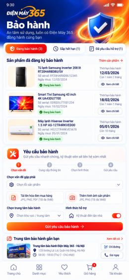 App siêu thị điện máy